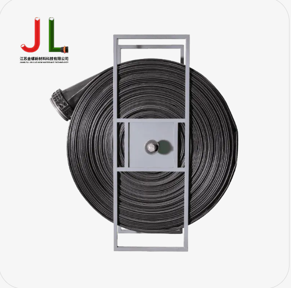 Can the Jinluo Double-Layer Polyurethane Flat Discharge Hose significantly improve overall production efficiency?