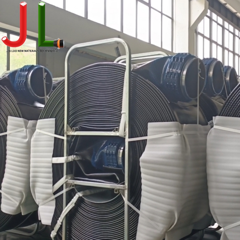 TPU Fabric Reinforced Drainage Hose – Mining & Industrial Grade