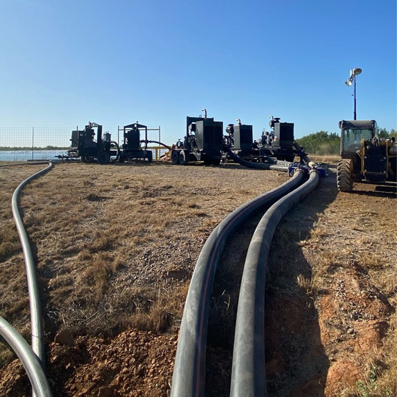 Jinluo Hose Polyurethane Fracturing Water Supply Hose – High-Performance Oilfield Water Transfer Hose
