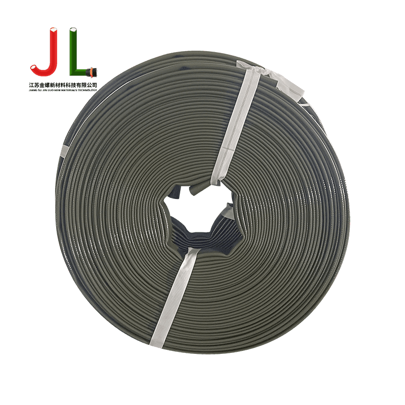 Jinluo Hose TPU Fracking Layflat Hose – Flexible Polyurethane Fracturing Water Supply Hose for Oilfield Applications